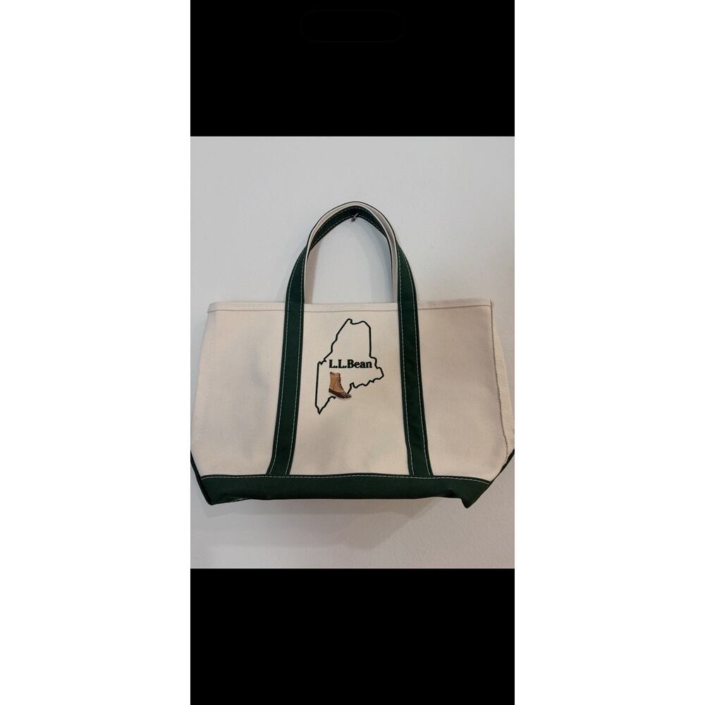 LL Bean Vintage Boat Tote Canvas